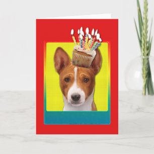 Invitation Cupcake - Basenji