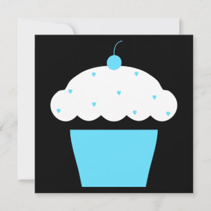 Invitation cupcake de cerise