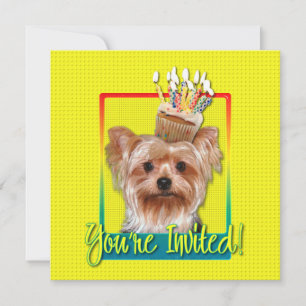 Invitation Cupcake - Yorkshire Terrier