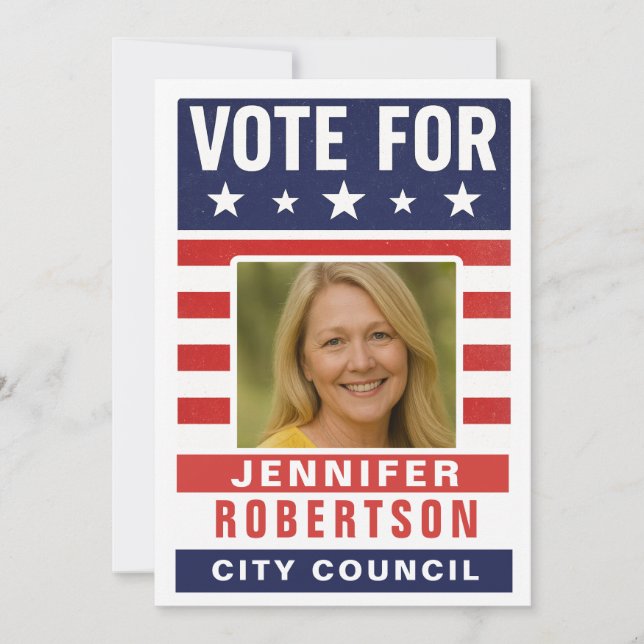 Invitation Custom Campaign Election (Devant)