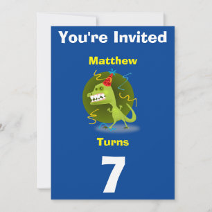 Invitation Custom Dinosaur- Birthday-add name/age