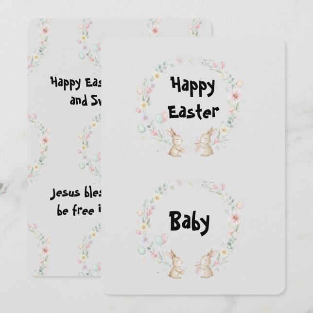 Invitation Custom Flat Photo Greeting Cards (Devant / Derrière)