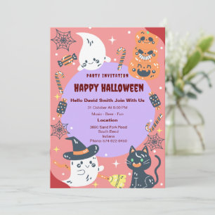 Invitation Custom Happy Halloween Party Classic