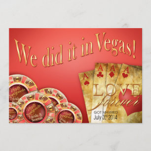 Invitation ::CUSTOM:: Mariage Deluxe Coral Gold Las Vegas