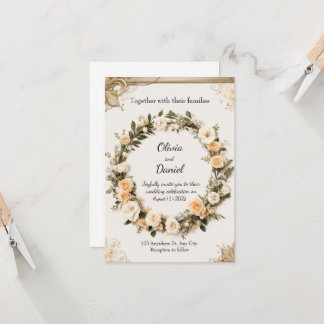 Invitation Custom Printable Wedding Template