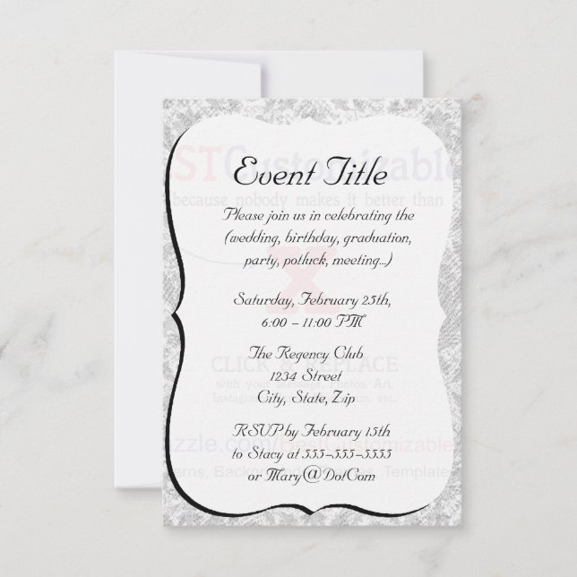 Invitation Customiser ce cadeau (Devant)