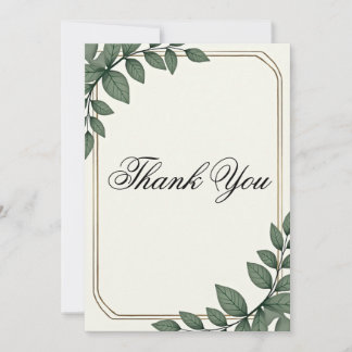 Invitation Customizable Elegant Thank You Cards