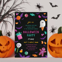 Cute Bonbons Frame l Halloween Funny Kids Party