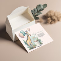 Cute Genre Neutral Giraffe Livres pour bébé