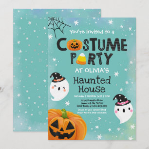 Invitation Cute Halloween Costume Party Spotacular