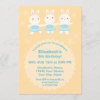 Cute Kawaii Lapin Lapin Ballerina Fille Anniversai