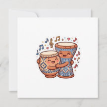 Cute Kawaii Moroccan Traditional Clay DrumsSticker
