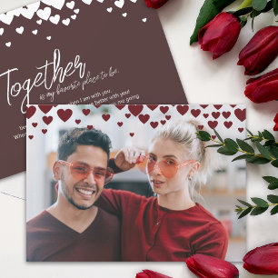 Invitation Cute, Romantique Saint Valentin, Coeurs Rouges Bou