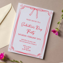 Cute Valentine's Day Party Fille Red Bow Coeurs