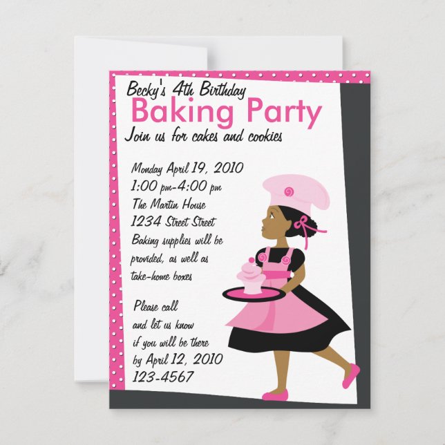 Invitation Cutie de cuisson (Devant)