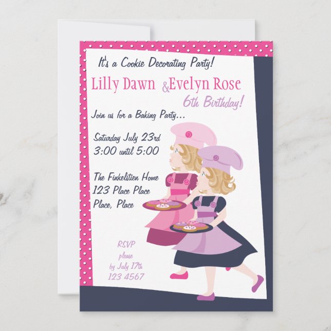 Invitation Cutie de cuisson (Devant)