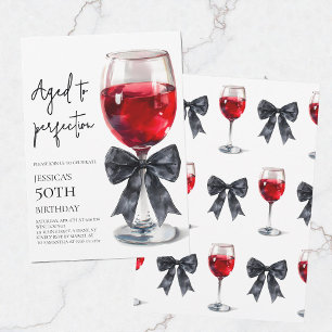 Invitation Cuvée Vieillie à la Perfection 50e Anniversaire Fê