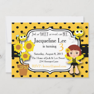 Invitation d'abeille douce