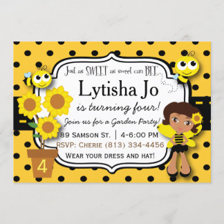 Invitation d'abeilles douces