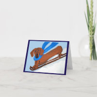 Dachshund Skieur