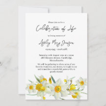 Daffodil Celebration of Life Funeral
