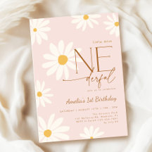 Daisy 1er Anniversaire Petite Miss UNderful
