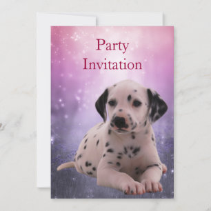 Invitation Dalmation au parc