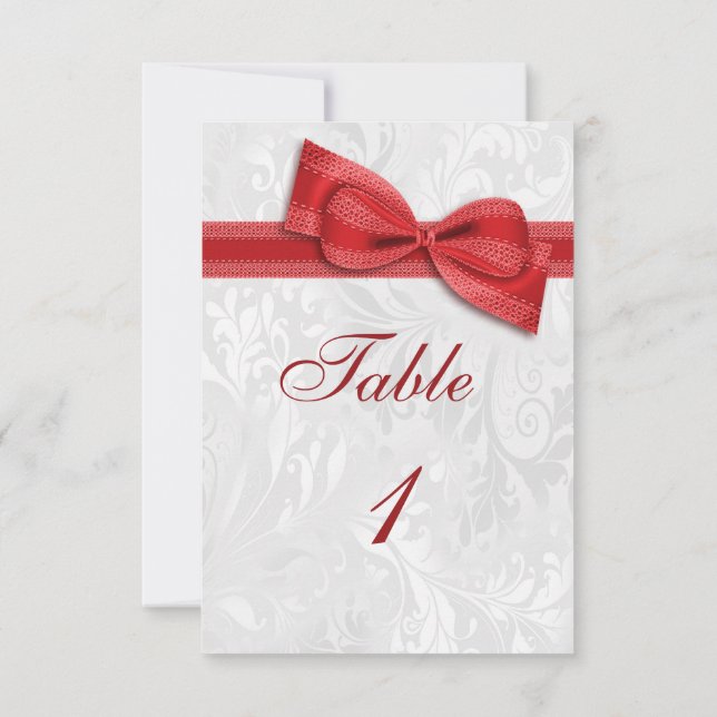 Invitation Damas blanches et bouw des Faux rouges (Dos)