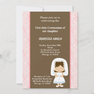 Invitation Damas Sainte Communion