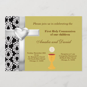 Invitation Damas Sainte Communion