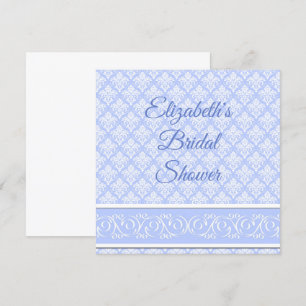 Invitation - Damassé Bleu Wedgewood