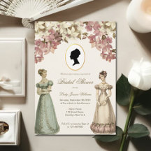 Dames de Régence Vintage Floral Orchidée Shower de