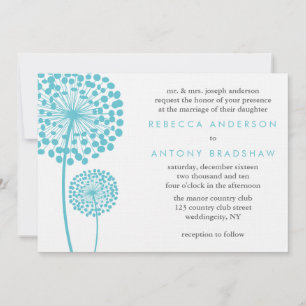 Invitation Dandelion souhaite Mariage