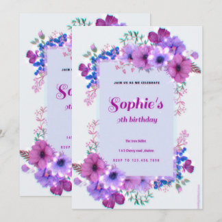 invitation d'anniversaire