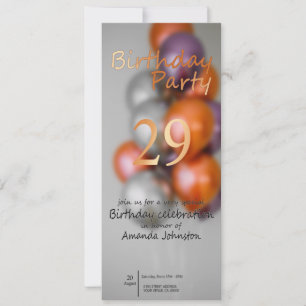 Invitation d'anniversaire