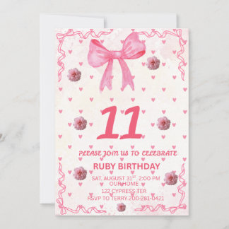 Invitation d'anniversaire
