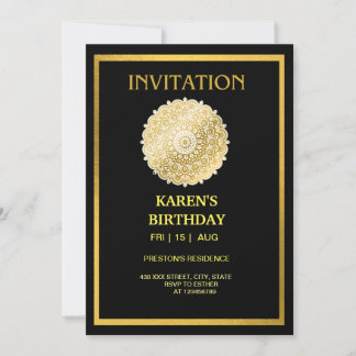 Invitation d'anniversaire