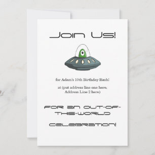 Invitation d'anniversaire