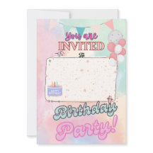 Invitation d'anniversaire