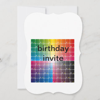 invitation d'anniversaire