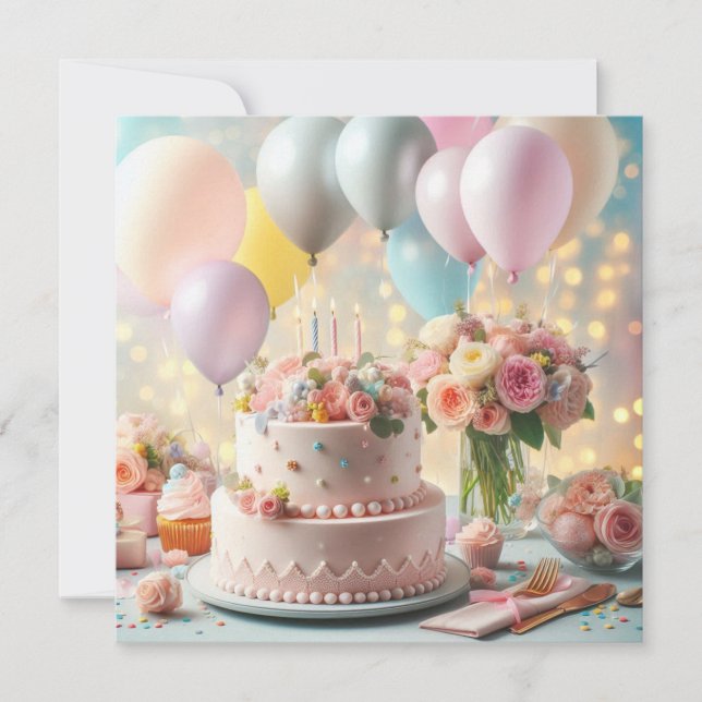 Invitation d'anniversaire (Devant)