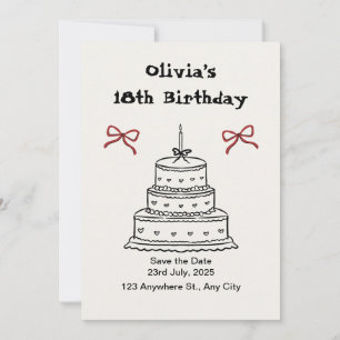 Invitation d'anniversaire