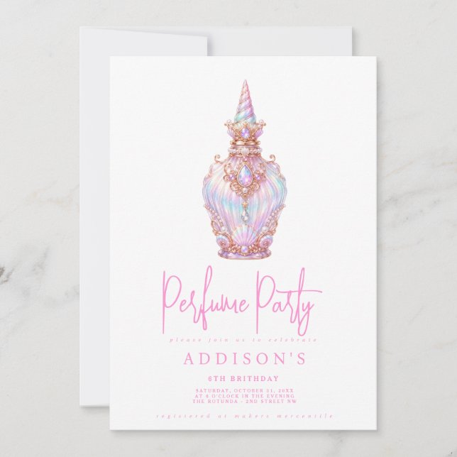 Invitation d'anniversaire (Devant)