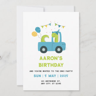 Invitation d'anniversaire