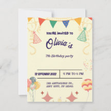 invitation d'anniversaire
