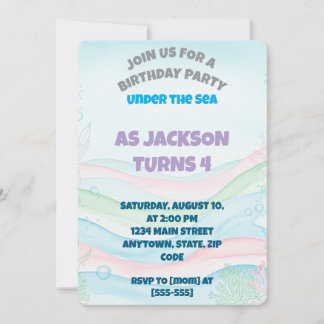 Invitation d'anniversaire