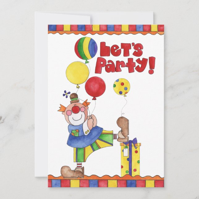 Invitation d'anniversaire (Devant)