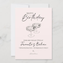 Invitation d'anniversaire