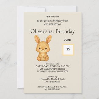Invitation d'anniversaire