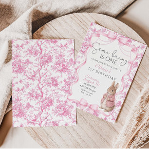 Invitation d'anniversaire 1ère pour une fille Some